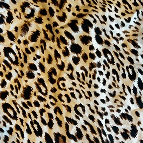 Victorias Secret Leopard Print Satin Cami and Shorts Set - Picture 4 of 5